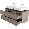 BelBagno KRAFT-1200-4C-SO-СO База под раковину подвесная с фрезерованными ручками по всей длине фасада с четырмя выкатн. ящ., Бежевый Мат., 1200x455x500