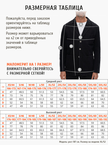 Джинсовый пиджак цвета чёрного денима