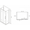 Abber Schwarzer Diamant AG30170H-S85-S85 Душевой уголок, 170x85x195, цвет: хром