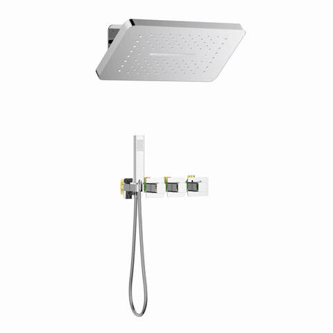Timo Petruma SX-5249/00SM Душевая система встраиваемая с термостатом, цвет: хром