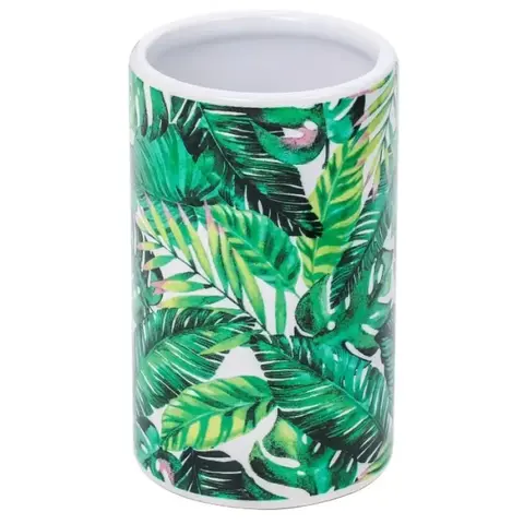 Fixsen Tropic FX-0882E-3 Стакан, цвет: белый, зелёный