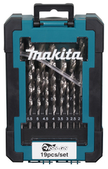 Набор свёрл по металлу HSS-GS 1—10 мм Makita D-78352