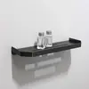 Fixsen Hi-Tech FX-843F Полка душевая, цвет: графит