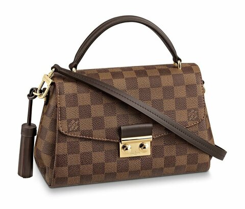 Сумка Louis Vuitton Croisette канва Damier Azur коричневый