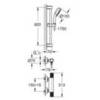 GROHE Grohtherm 1000 34784000 Термостат с душевым гарнитуром