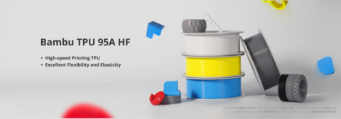 TPU 95A HF Bambu Lab филамент для 3D-принтера