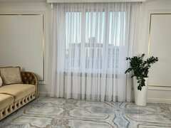 Тюль INVA с утяжелителем 290х500/белый