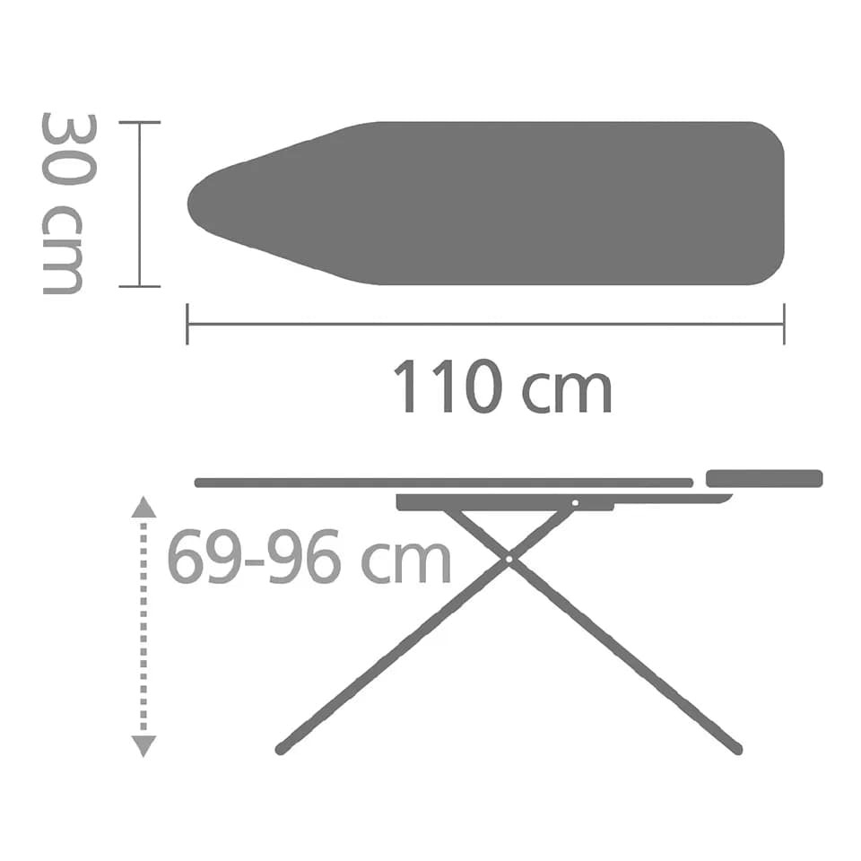 Гладильная доска 110 x 30 см (A), Тихий шелест, арт. 218743 - фото 2