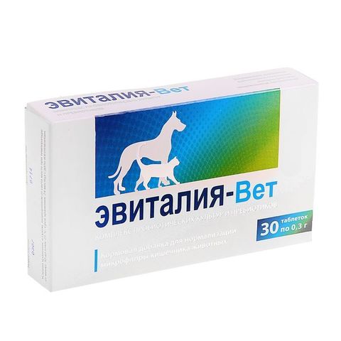 Эвиталия-Вет для кошек и собак 30 таб.