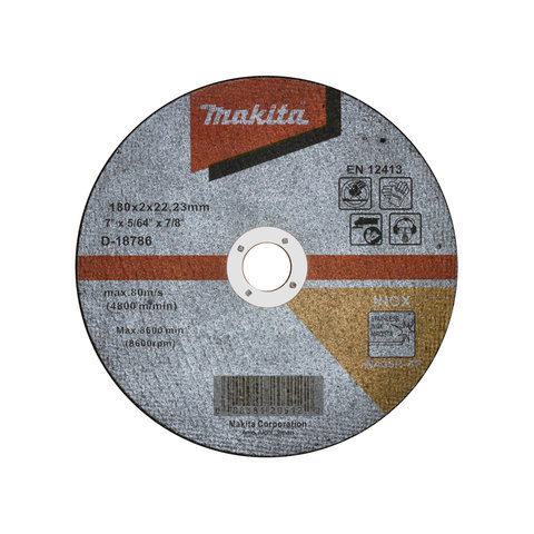 Отрезной диск по металлу WA36R 180х2 мм Makita D-18786