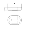Gessi Goccia 38026#031 Мыльница настольная, цвет: черный