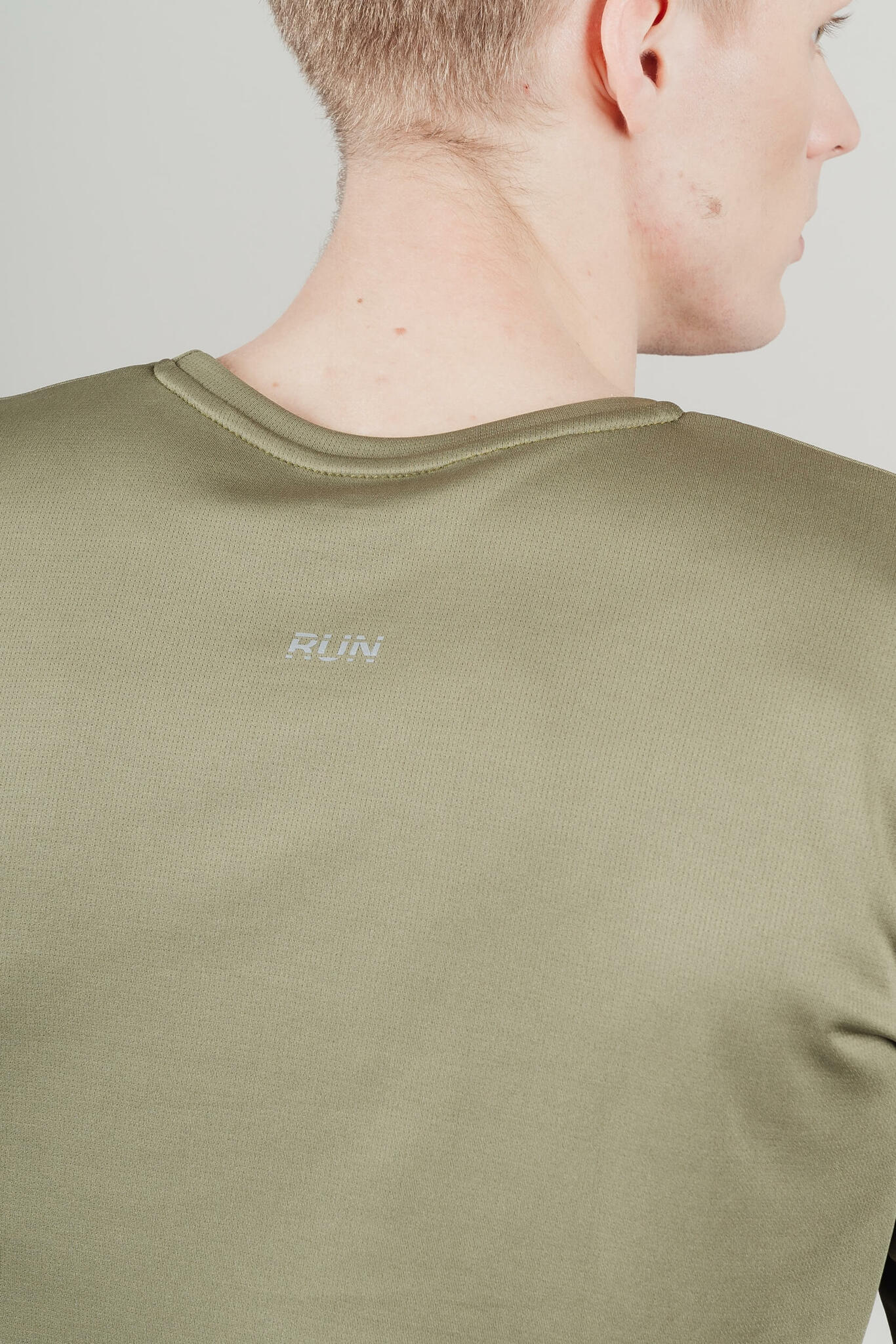 Футболка для бега с длинным рукавом Nordski Run олив - 7