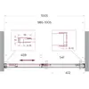 BelBagno SOFT_CLOSE-1-BF-1-100-C-GM Душевая дверь