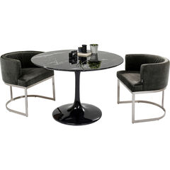 Стол Solo Marble Black Ø 110 см