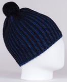 Вязанная теплая шапка Nordski Wool Black/Navy