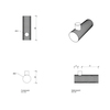 Decor Walther Club 0855363 Крючок, цвет: чёрный