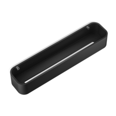 Decor Walther Black Stone 0973964 Душевая полка, цвет: чёрный,хром фото