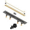 RGW 79215512-06 Душевой трап RGW SDR-55Gb-120 щелевой 1200 Золото браш ? 50 мм сифон + ножки