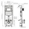 WasserKRAFT Dinkel 58TLT.010.ME.RG03 Инсталляция для унитаза с клавишей