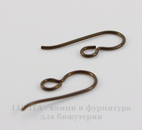 Швензы-крючки TierraCast 20х8 мм (цвет-античная медь), пара