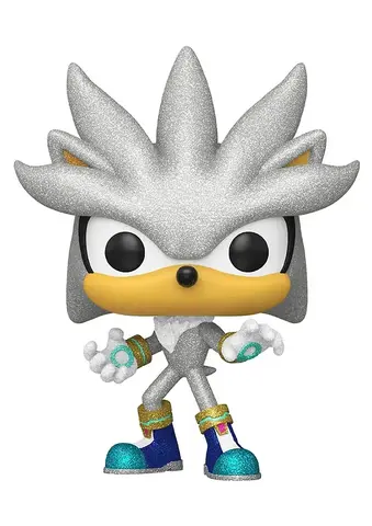 Funko POP! Sonic the Hedgehog: Silver (DGLT) (Exc) (1103)