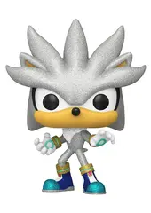 Funko POP! Sonic the Hedgehog: Silver (DGLT) (Exc) (1103)