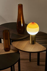 Настольный светильник Dipping Light Portable белый-матовая латунь