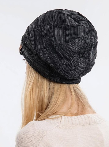 Картинка шапка-бини Skully Wear ZZM-998 5(graphite) - 5