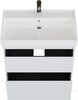 Aquanet 348195 Тумба с раковиной Nova Lite 2.0 75 напольная цв. белый глянец (348195)