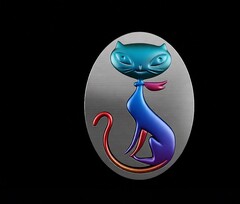 Силиконовый молд Камея КОШЕЧКА