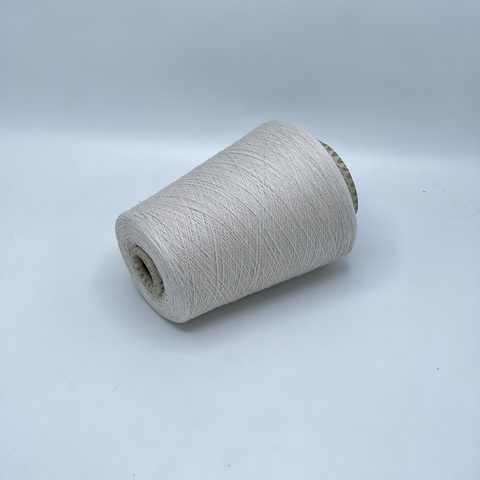 Бобинная пряжа,Cotton combed, 2540м. 100%Хлопок, Жемчуг(690), 40797