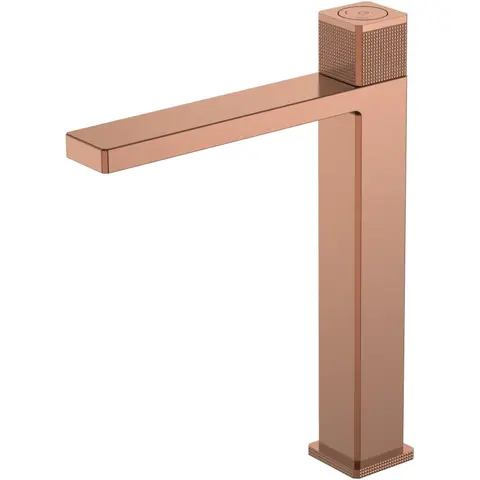 Boheme 159/2-CB Смеситель автоматический для раковины высокий QUAD Copper Brushed