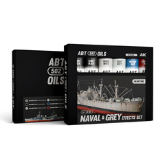 Abteilung 502 Naval & Grey Effects Set - набор масляных красок, 6х20 мл