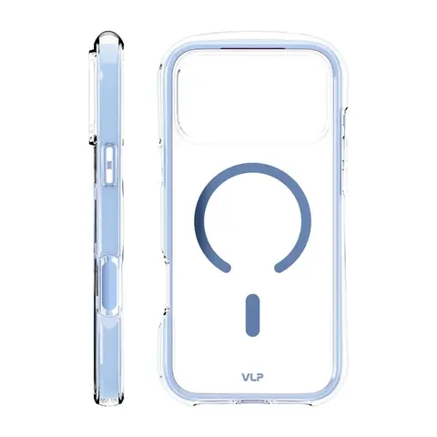 Чехол VLP iPhone 18 Pro Max Bubble Case с MagSafe голубой