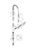 GROHE Eurocube 31395000 Смеситель для мойки с гибким изливом