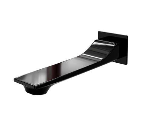 WasserKRAFT Glan A175 Настенный излив для ванны, цвет: чёрный