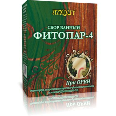 Фитосбор банный ФИТОПАР-4 ПРИ ОРВИ, 20ф/п*25г