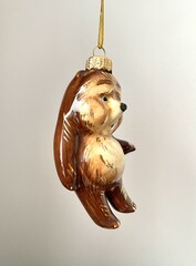 Ёлочная игрушка Медвежонок в тумане