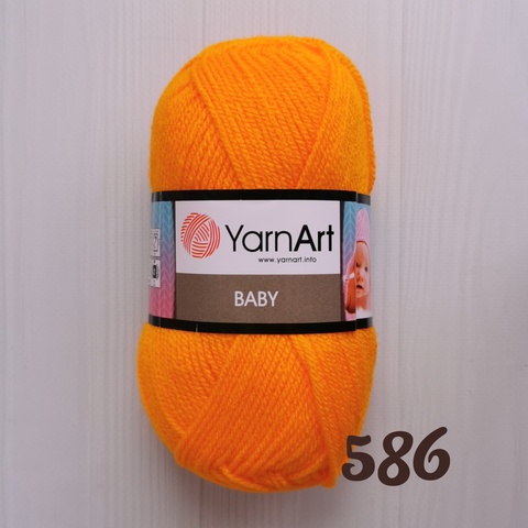 YARNART BABY 586, Оранжевый