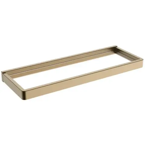 Abber Westen AA1759G Полка стеклянная, цвет: золото матовое