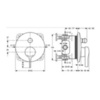 Ideal Standard Melange A4720AA Смеситель встраиваемый на 2 потребителя