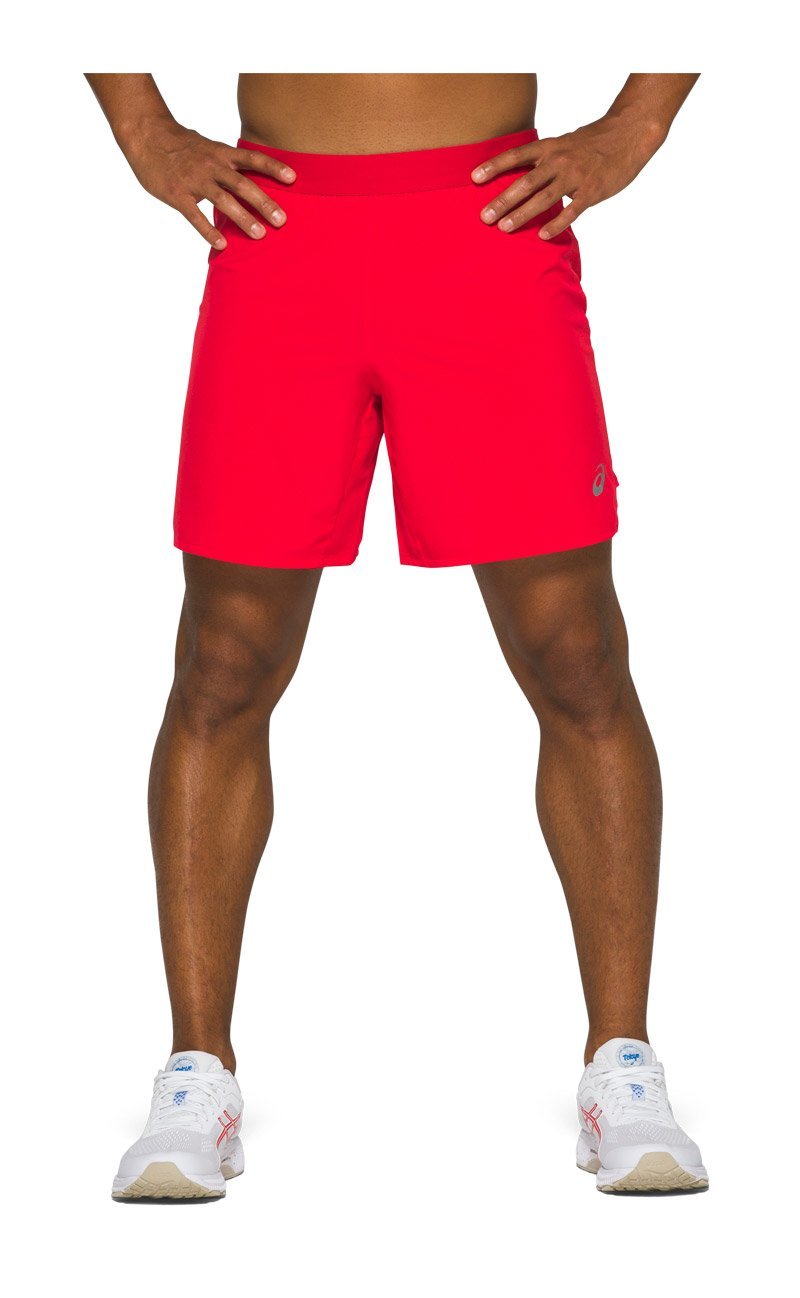 Asics Road 2 In 1 7" Short шорты для бега мужские красные
