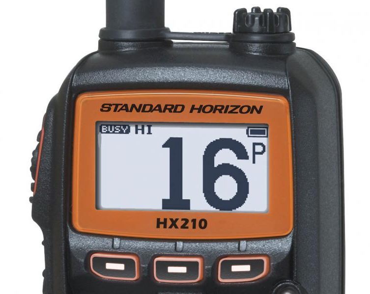 HX210E VHF handheld radio Standard Horizon
