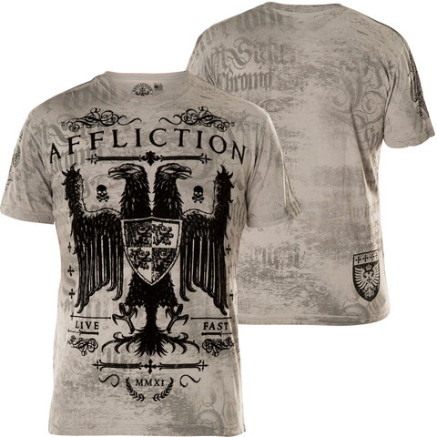 Affliction | Футболка мужская Examine A6786 перед и спина