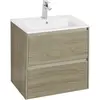 Roca Ona A857613511 Тумба под умывальник подвесная, 2 ящика, 585x450x565 мм, темный вяз