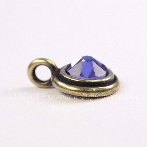 2088 Стразы Сваровски холодной фиксации Tanzanite ss 34 (7,07-7,27 мм)