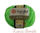 Пряжа YarnArt Jeans 60 салатовый