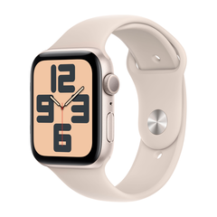 Умные часы Apple Watch SE 2 (2024) GPS, 44mm, Starlight Aluminium Case with Sport Band M/L, Starlight (Сияющая звезда)