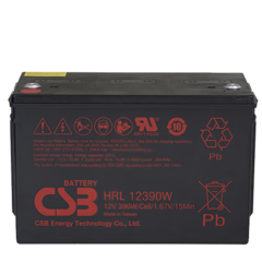 Аккумулятор CSB HRL12390W FR - AGM ( 12В / Ач )