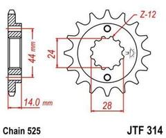 Звезда ведущая JTF314 15
